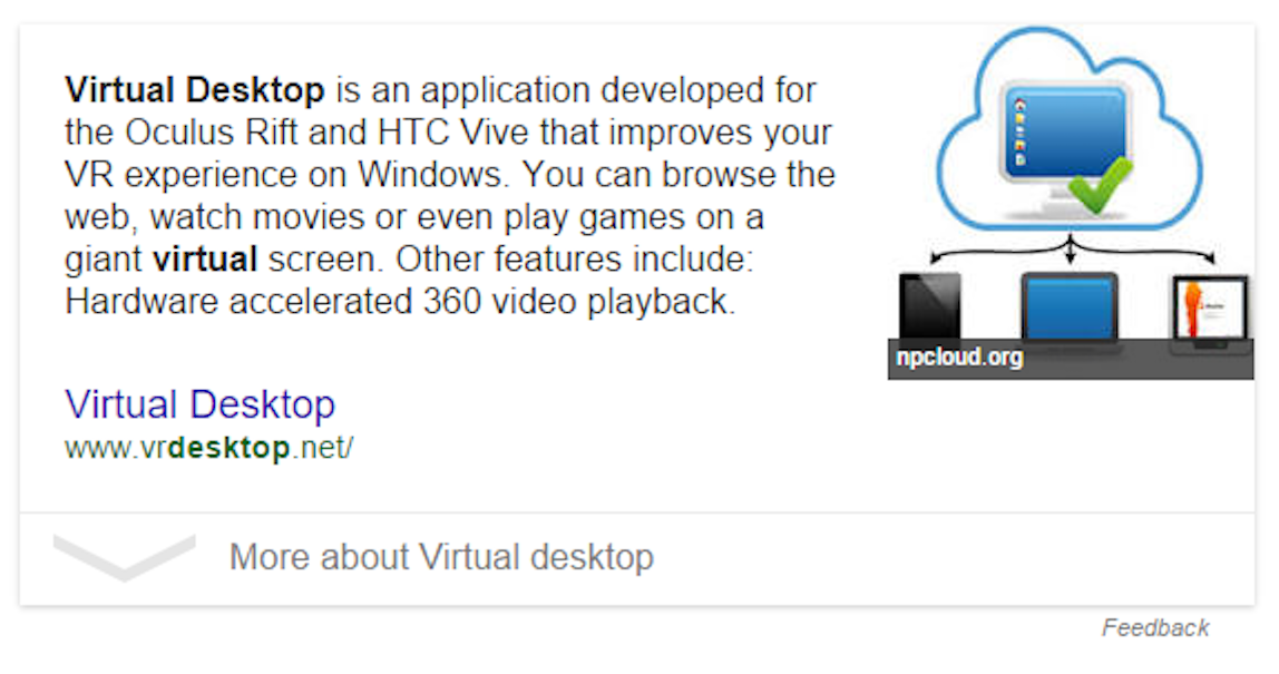an example of high value featured snippets